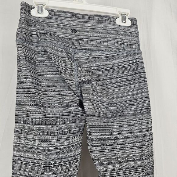 Athleta HIGH RISE JACQUARD CHATURANGA™ 7/8 TIGHT Size XS Black - Picture 6 of 8